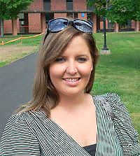 Photo of Meghan Benzel on Landmark College quad